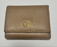 Gucci Trifold Wallets Petite Marmont Porcelain Rose