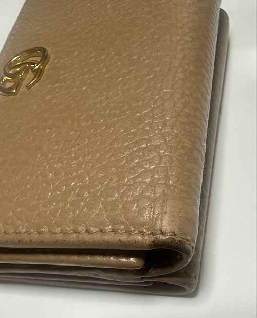 Gucci Trifold Wallets Petite Marmont Porcelain Rose