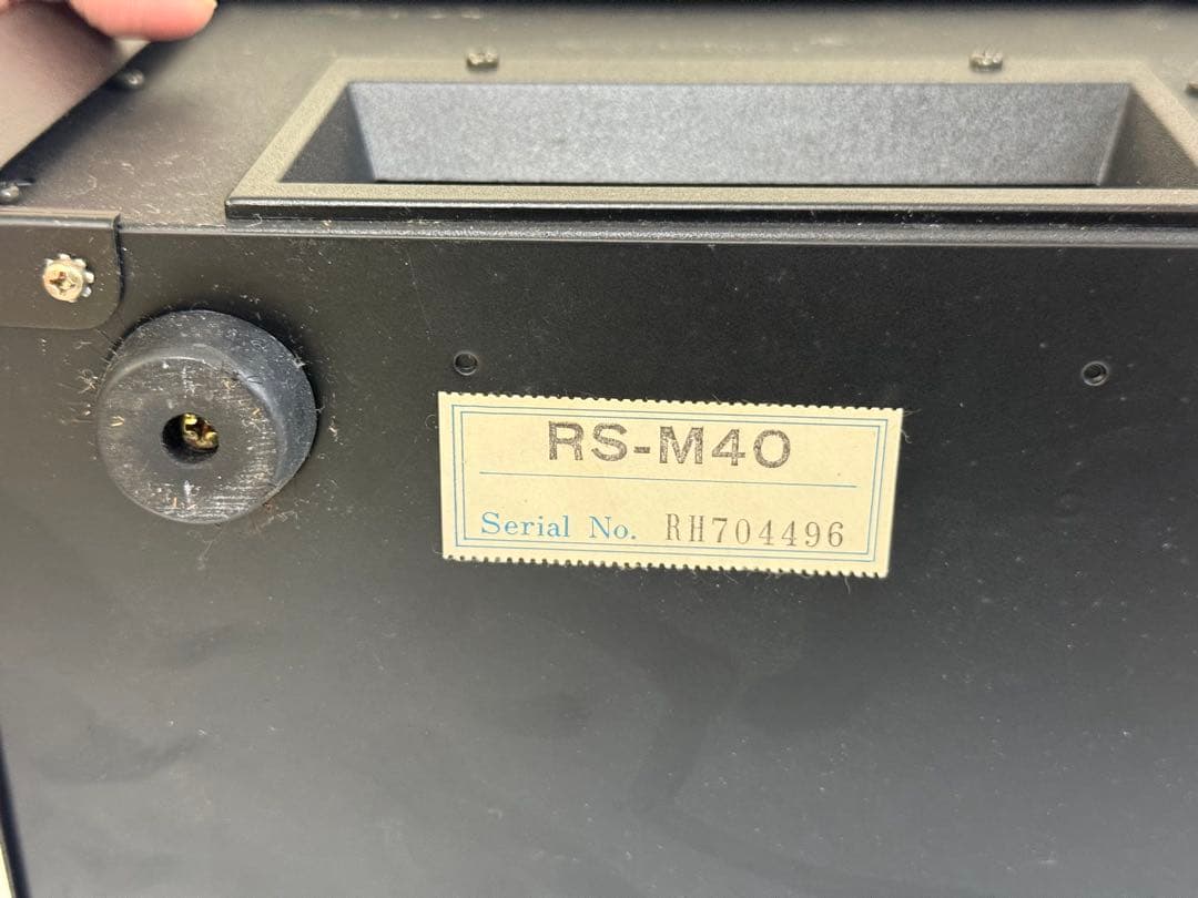 Technics Cd, Md Cassette Decks Rs-M40