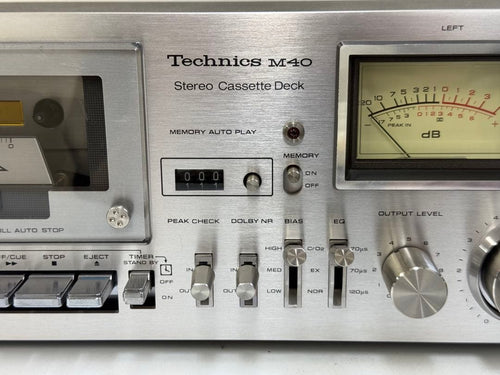 Technics Cd, Md Cassette Decks Rs-M40