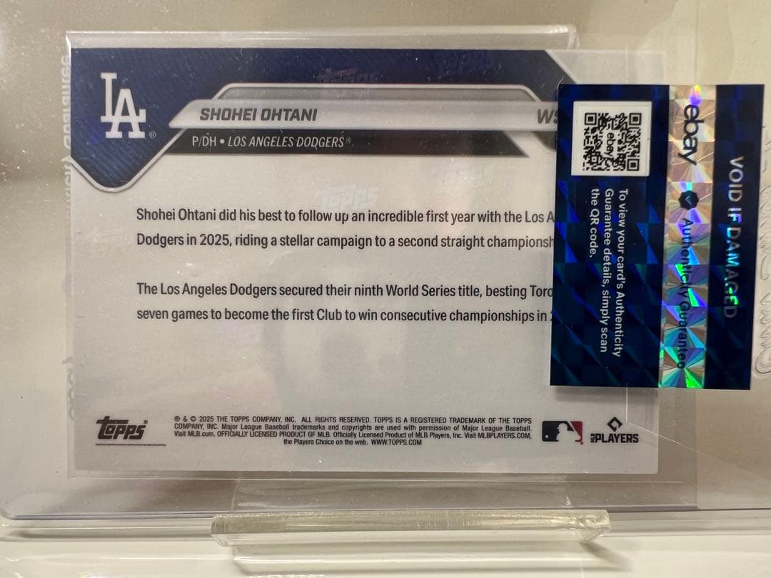 Mlb Ssp 2025 Topps Ws Psa