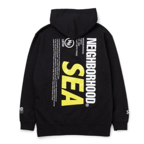 Neighborhood Hoodies Wind And Sea L Black