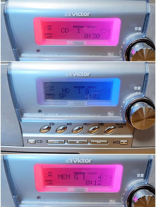 Victor Cd, Md Cassette Decks Cdmd Rd-M2