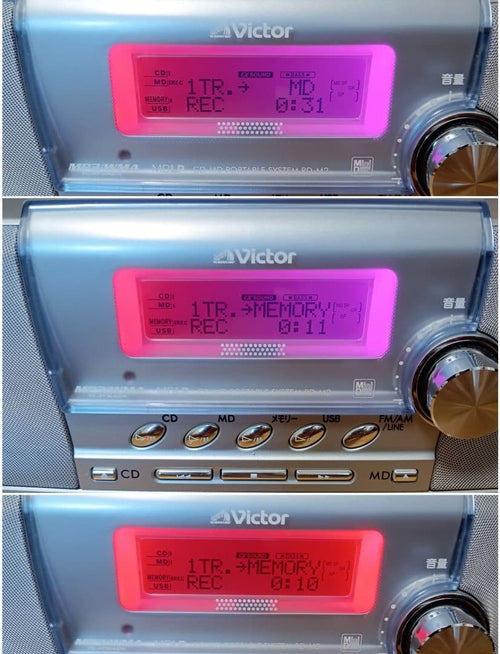 Victor Cd, Md Cassette Decks Cdmd Rd-M2