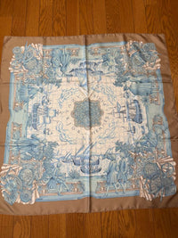 Hermes Bandanas Thin Scarves 90 Azulejos