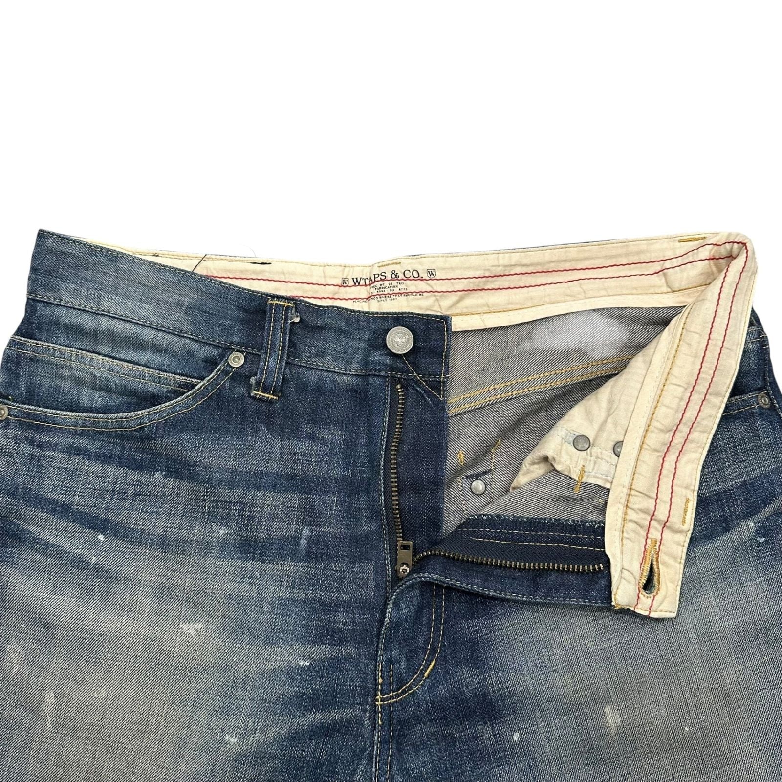 Wtaps Others 11Aw Blues Skinny Trousers Cotton Denim Trash 112Gwdt-Ptm07 M
