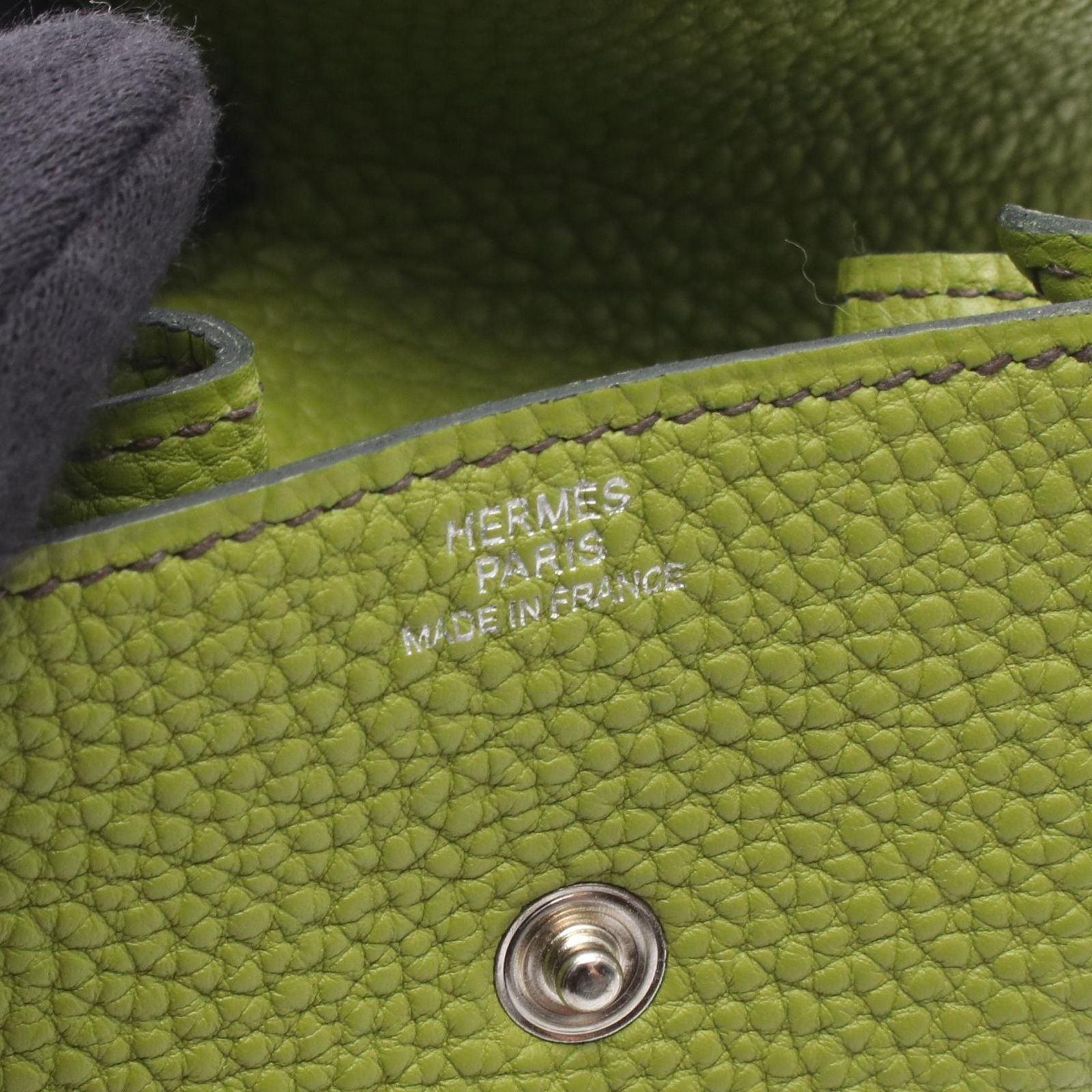 Hermes Coin Case Purse Used A