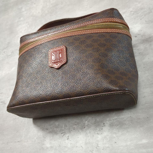 Celine Pouches Celinemacadampvclethervanitybag