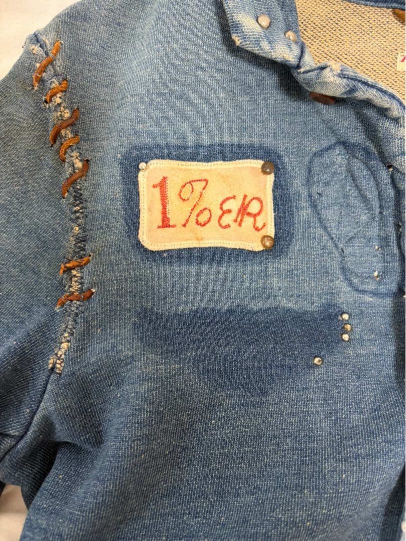 Kapital Denim Jackets Mc Jacket With Studs And Patches