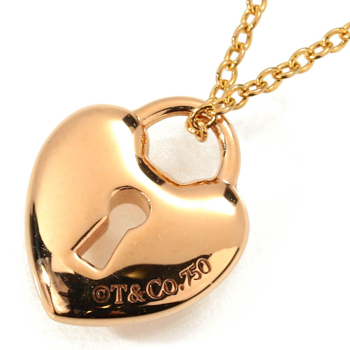 Tiffany Necklace Tiffany&Co. K18Yg Ok