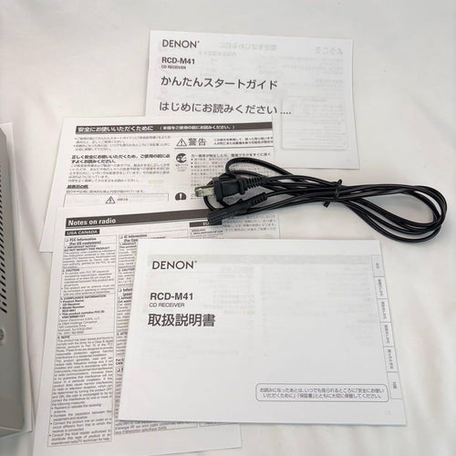 Denon Integrated Amplifiers Rcd-M41 Cd Bluetooth 2018