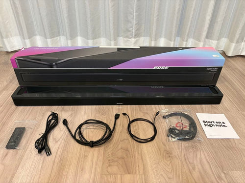 Bose Sound Speaker Rear Bar Smart Ultra Soundbar Black
