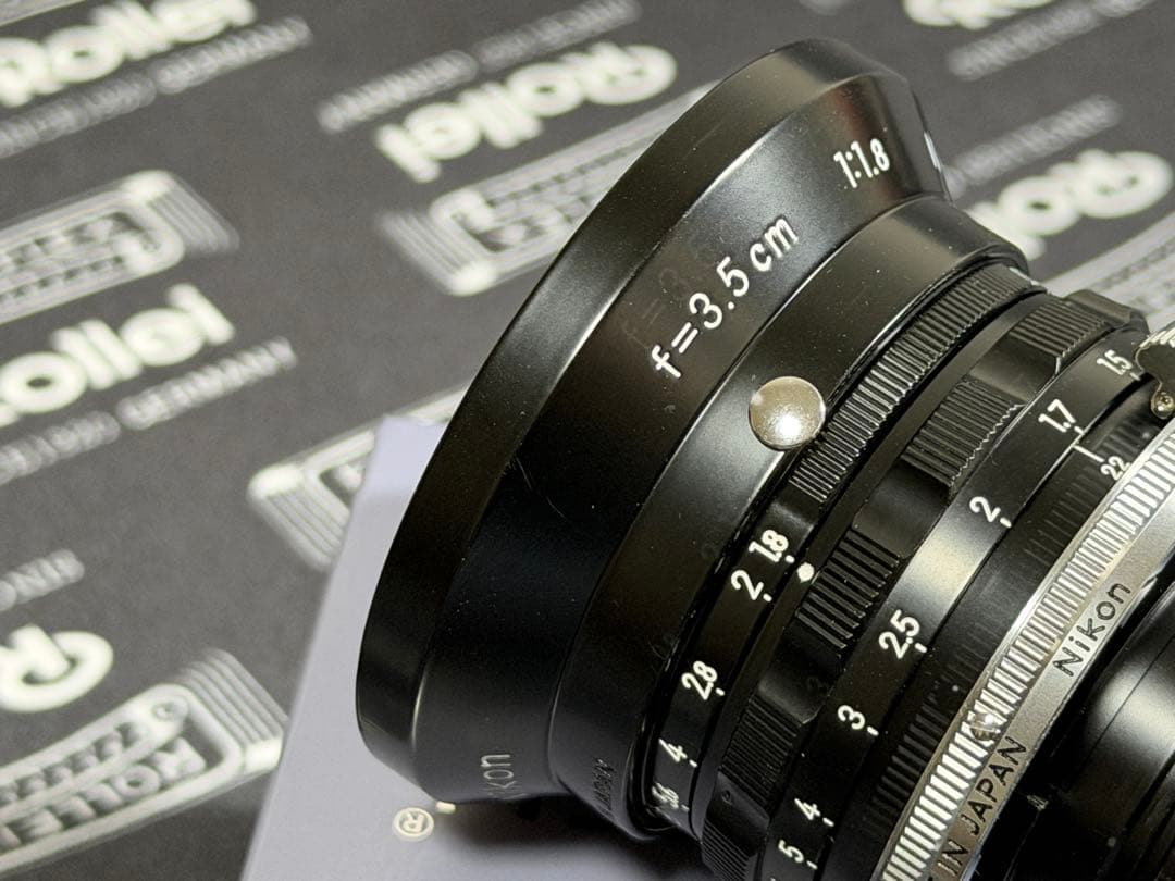 Nikon Prime Lenses Nippon Kogaku W-Nikkor-C F1.8