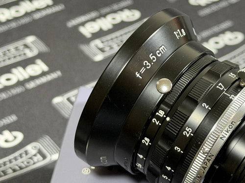 Nikon Prime Lenses Nippon Kogaku W-Nikkor-C F1.8