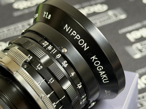 Nikon Prime Lenses Nippon Kogaku W-Nikkor-C F1.8