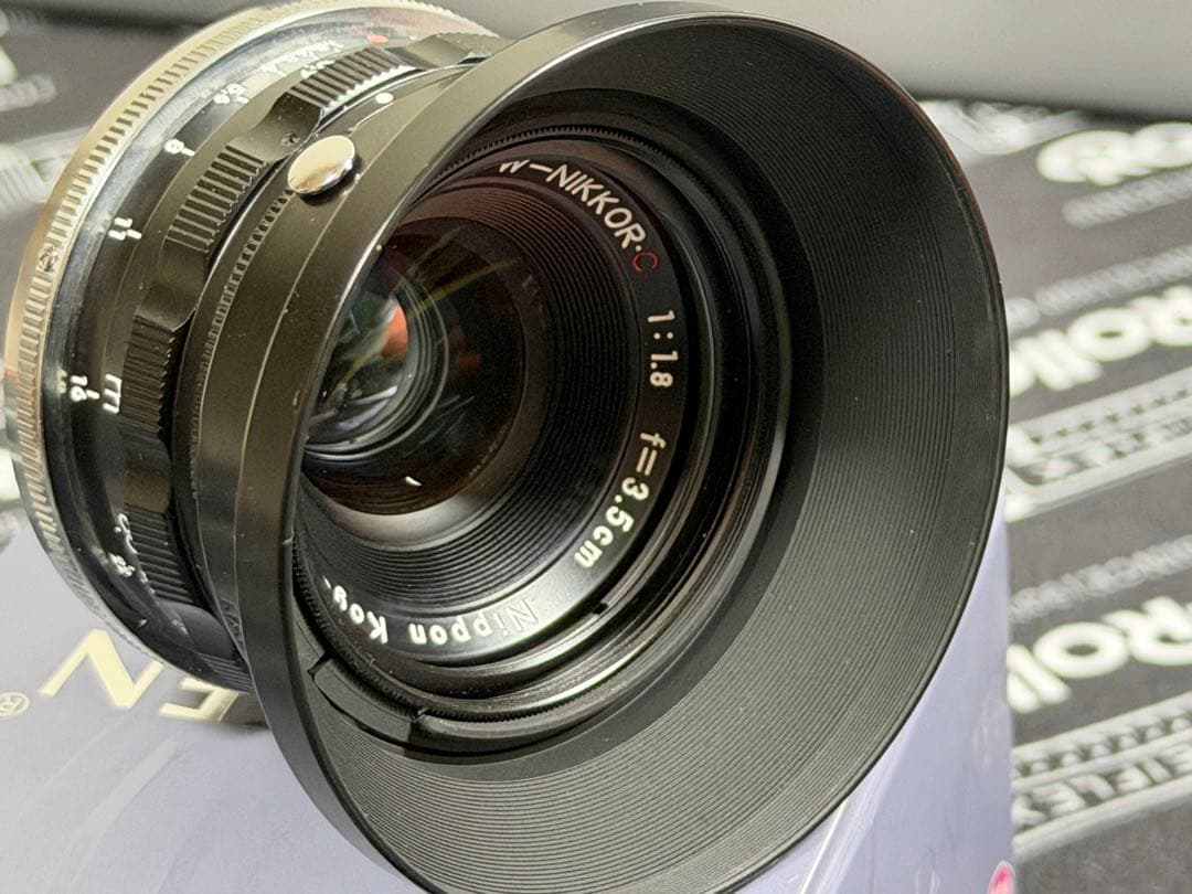 Nikon Prime Lenses Nippon Kogaku W-Nikkor-C F1.8