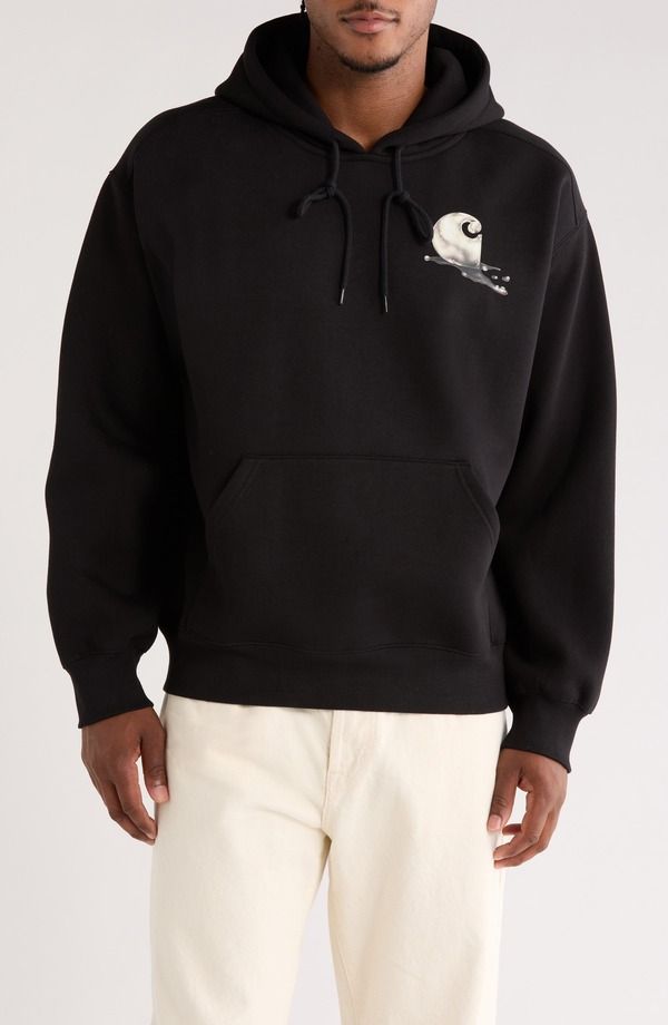 Trainer Sweatshirts Carhartt Work In Progress X Jake Garcia Graphic Hoodie Black