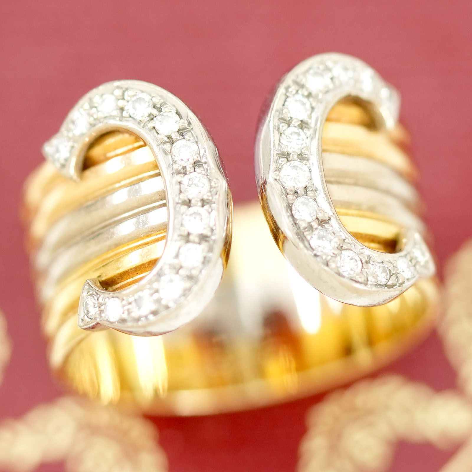 Ring Cartier 2C K18