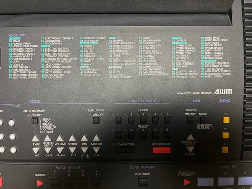 Yamaha Sequencer Yamha Psr-500