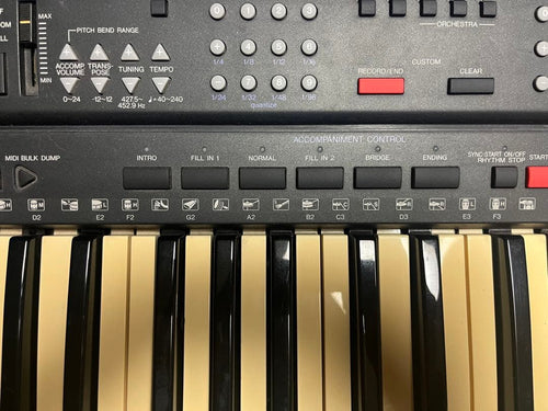 Yamaha Sequencer Yamha Psr-500