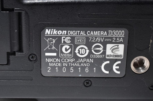 Digital Slr 4,719 D3000 #21380