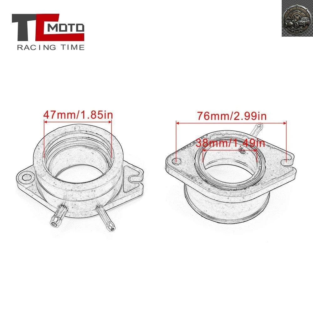 No Brand Others Motorcycle Carburetor Interface Adapter Yamaha Virago 750 Xv750