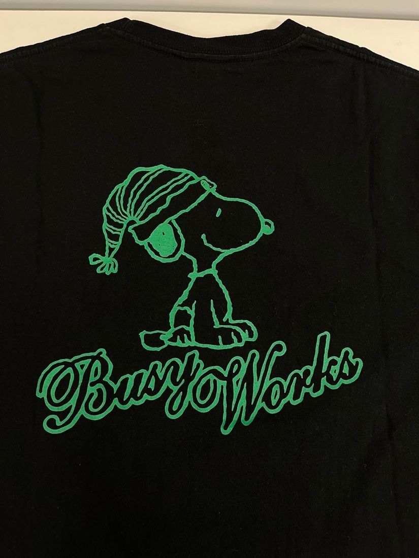 A Bathing Ape T -Shirt Peanuts Bape Present Snoopy 1A73110908 L 101Mt-5526