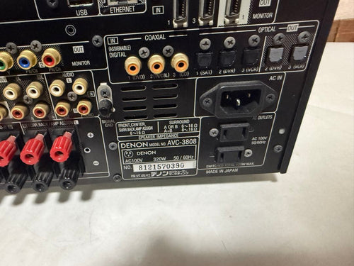Denon Av Amplifier Avc-3808