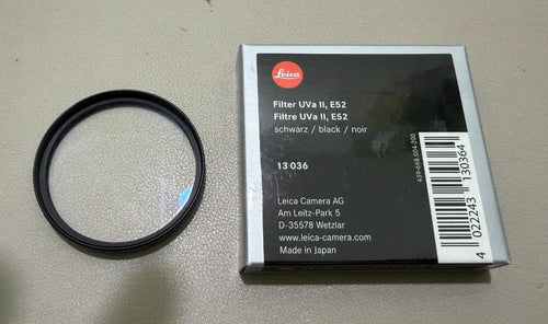 Leica Protective Filter E52 Uva Ii 13036