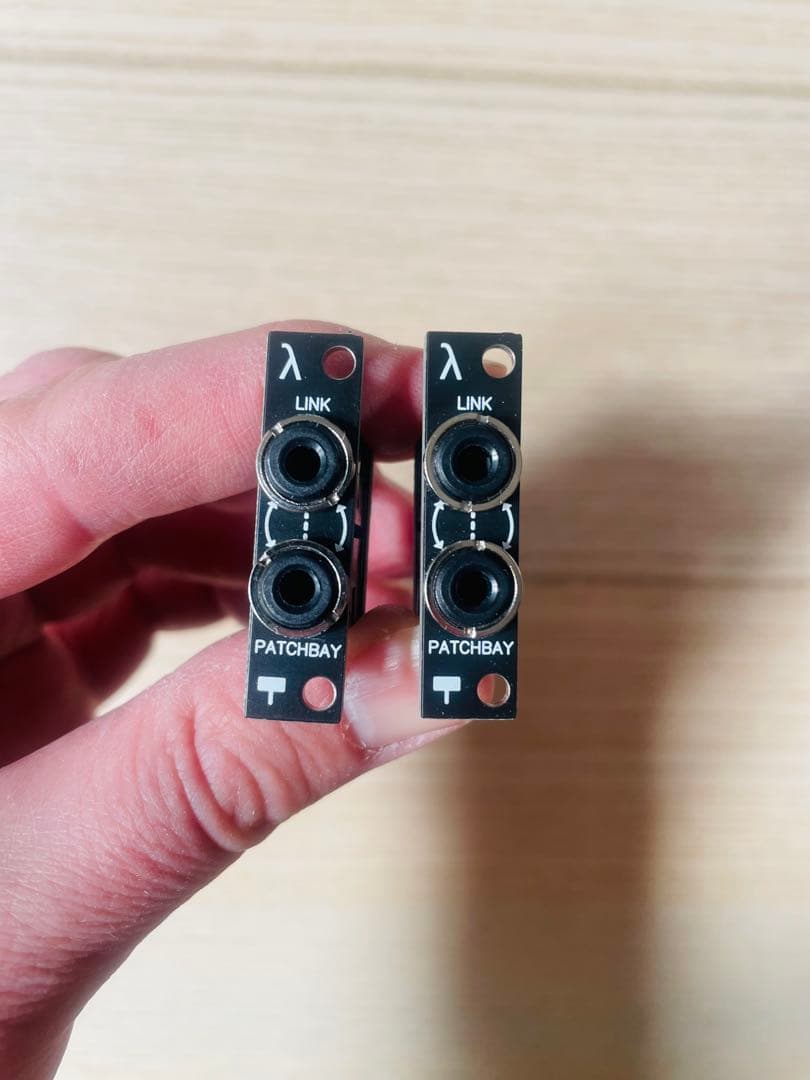Modular Synthesizer Tubbetec Link Patchbay 1U X 2