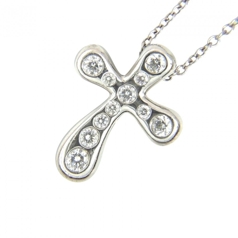 Tiffany Necklace Tiffany&Co. Pt950 6.6G
