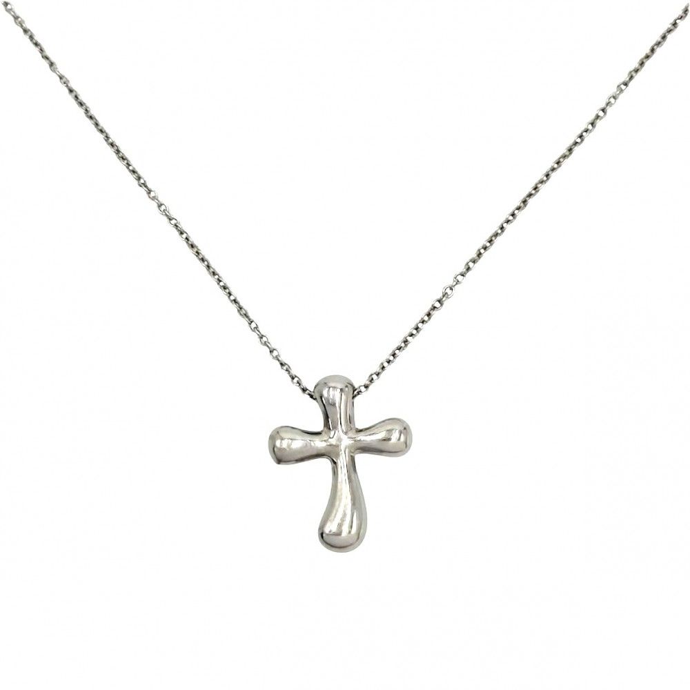 Tiffany Necklace Tiffany&Co. Pt950 6.6G
