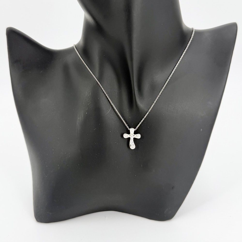 Tiffany Necklace Tiffany&Co. Pt950 6.6G