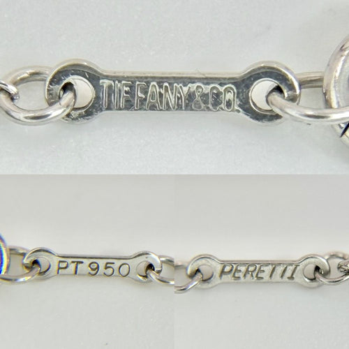 Tiffany Necklace Tiffany&Co. Pt950 6.6G