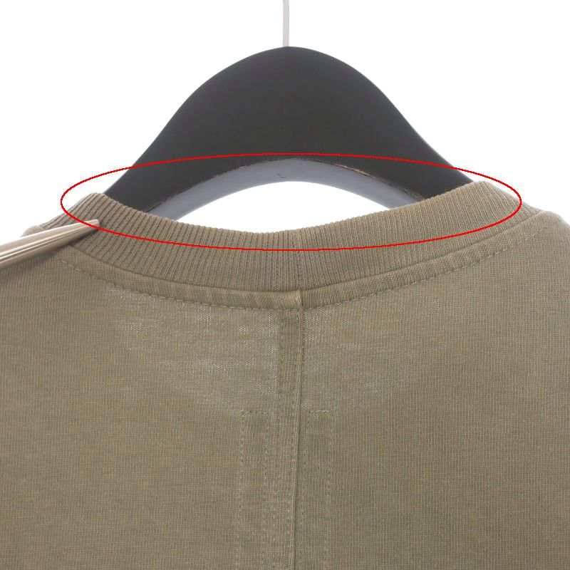 Rick Owens 7 Minutes, Long -Sleeved Cut -And -Sew 17Ss Walrus T Xs Euca