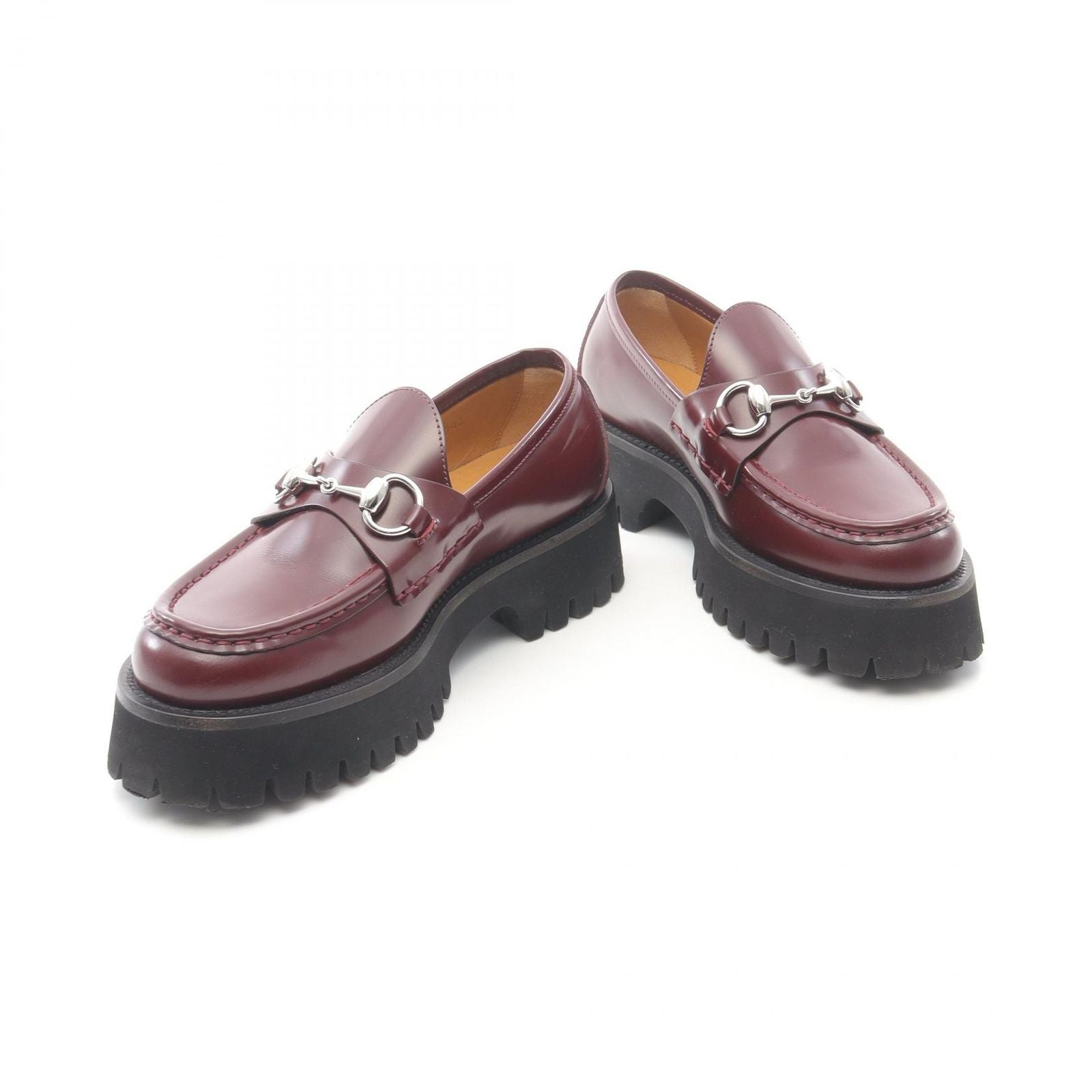 Gucci Loafers Leather Shoes Used A