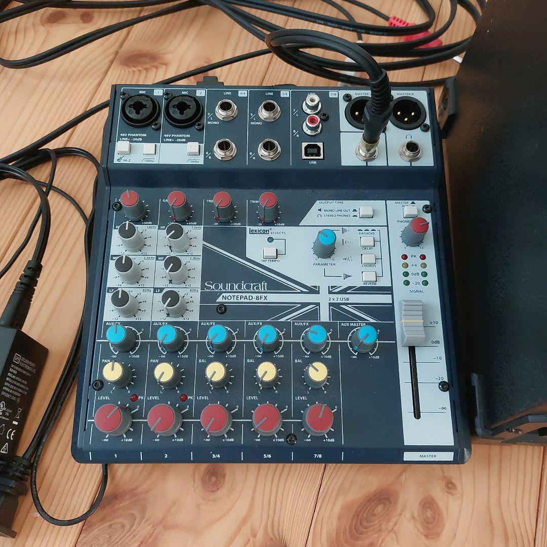 Analog Mixers Roland Cm-30 Soundcraft Notepad-8Fx