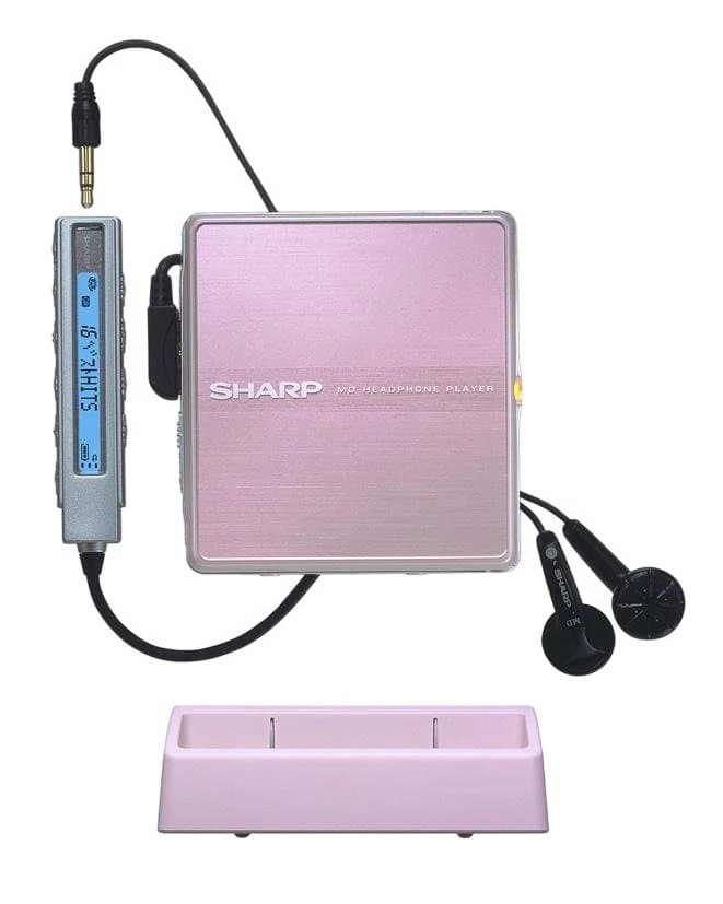 Sharp Portable Md Player Md-St600-P