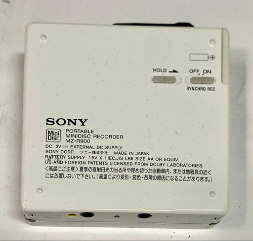 Sony Portable Md Players Mz-R900