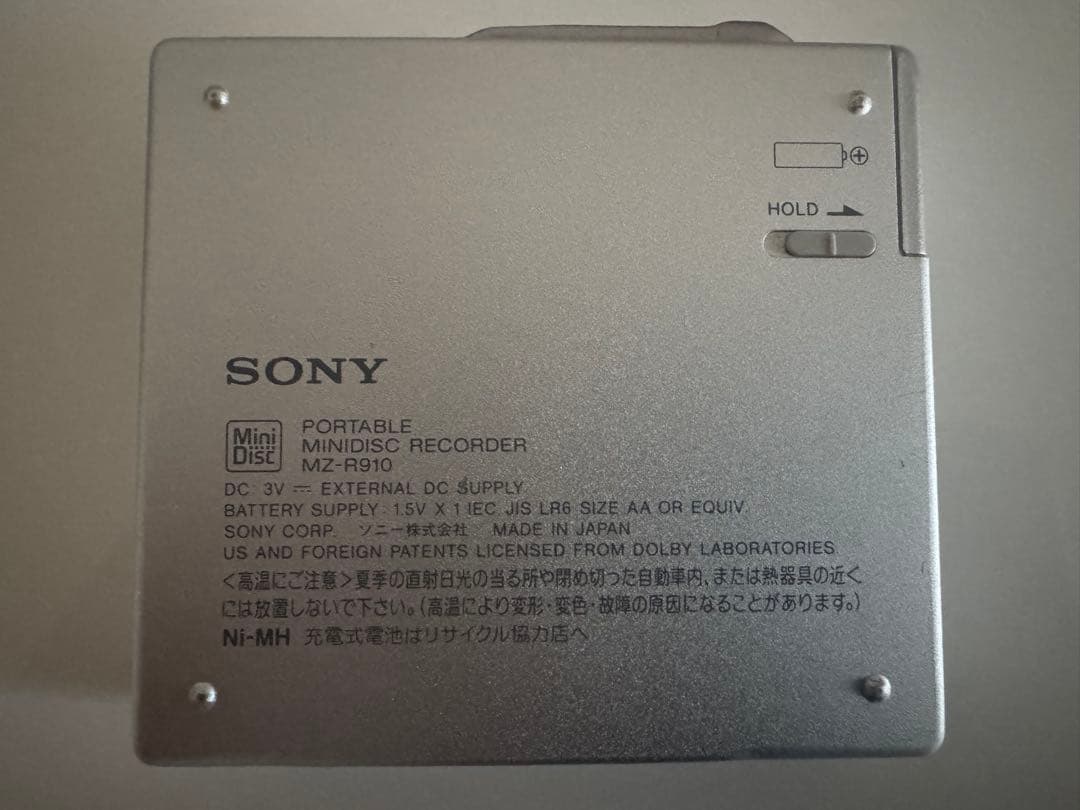 Sony Portable Md Player Mz-R910 Md1