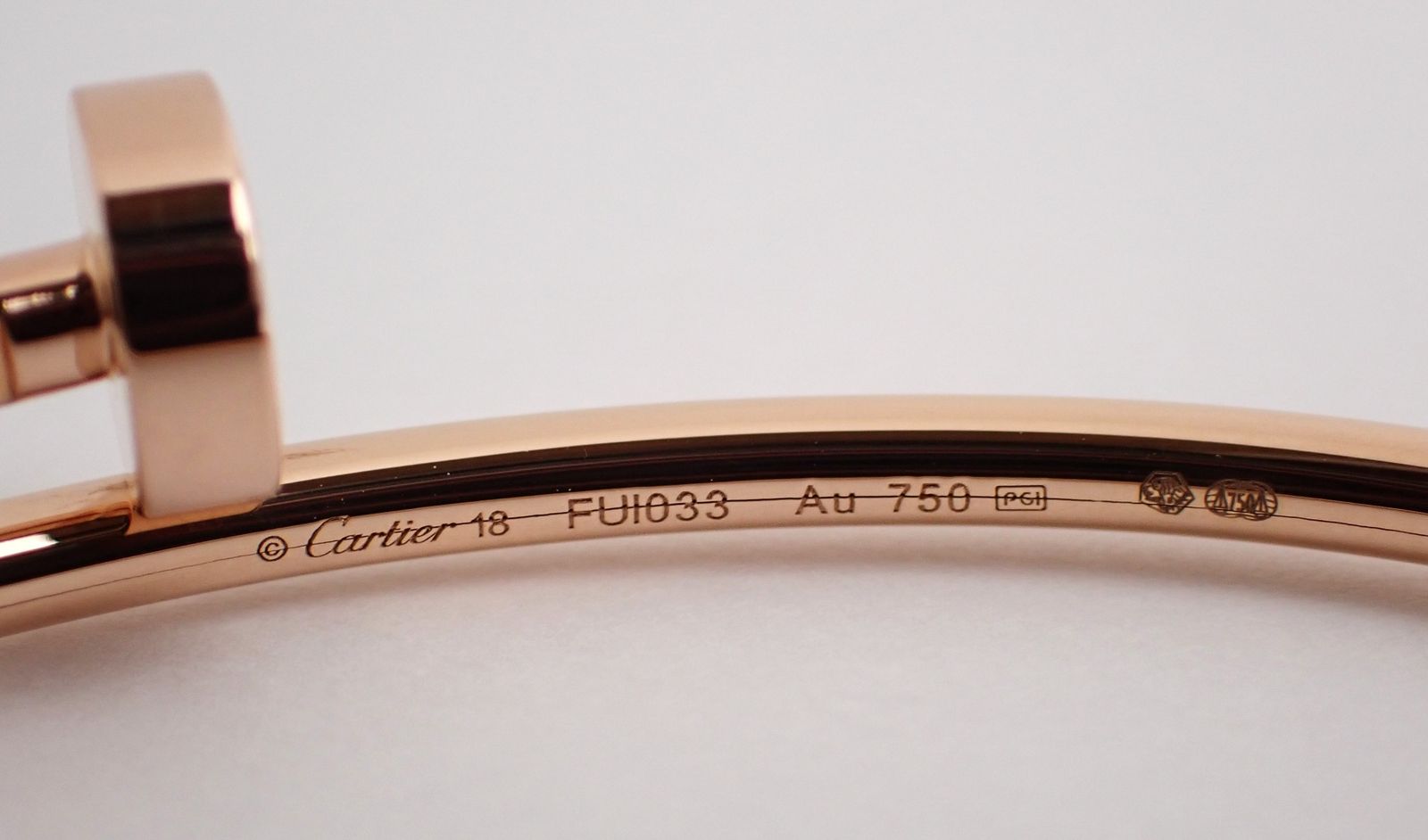 Cartier Bracelet K18Pg 750Pg 9.9G