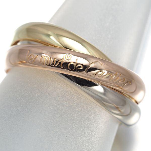 Cartier Ring 55 K18Yg/Wg/Pg #190759
