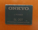 Onkyo Subwoofers Sl-207