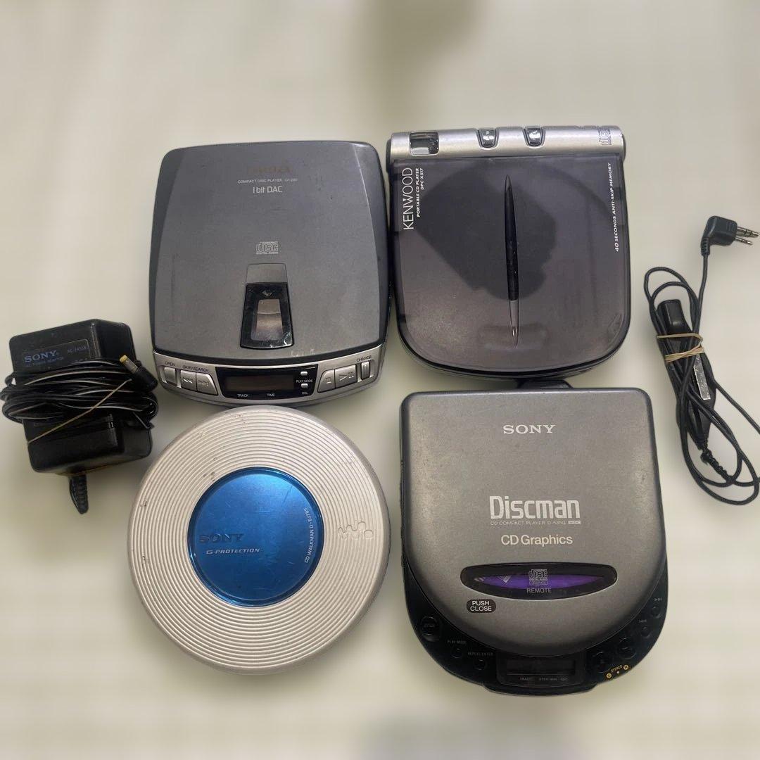 Sony Portable Cd Players Discman Kenwood Aiwa