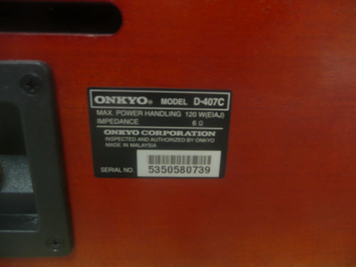 Speaker E978 Onkyo D-407C 120W 2604
