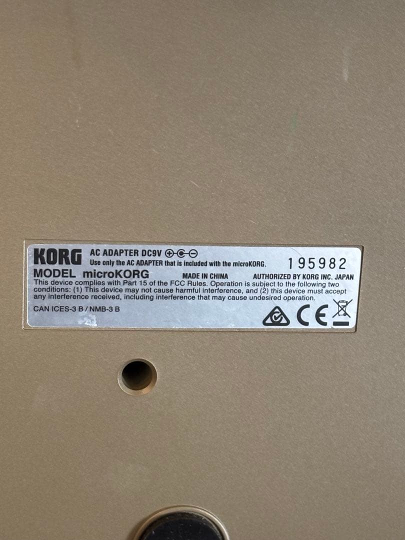 Korg Analog Synthesizer Micro Ok