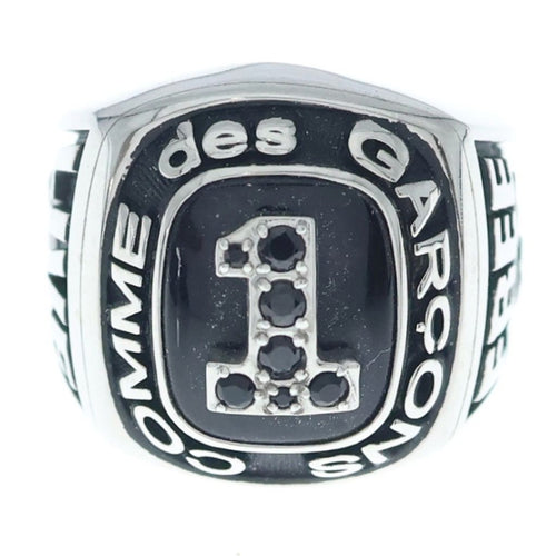Comme Des Garcons Ring Happy Holidays Live Free Champion