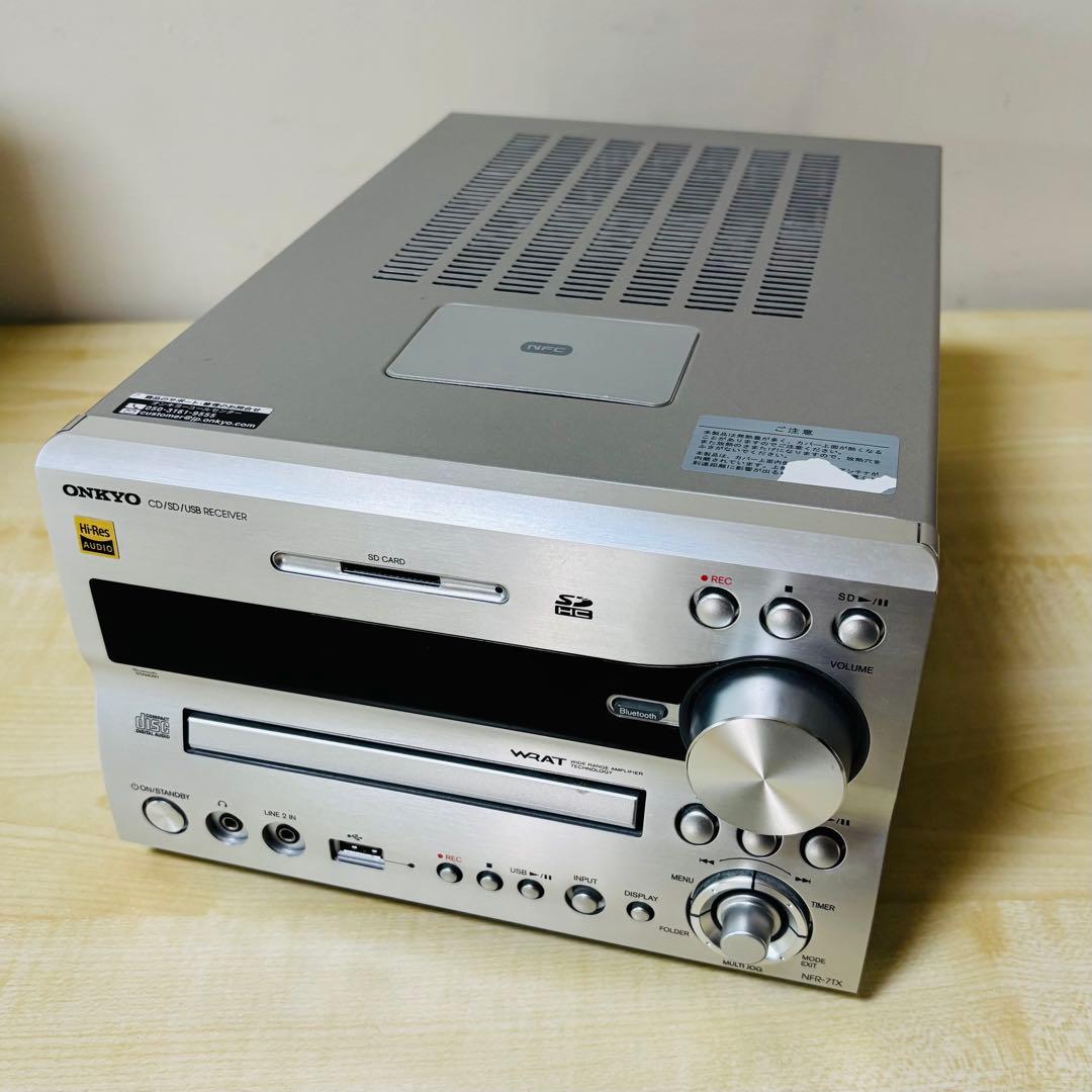 Onkyo Cd Md Cassette Deck Bluetooth/ Cd/Sd/Usb/ Nfr7Tx