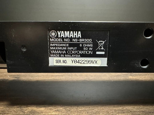 Yamaha Sound Speaker Rear Bar Sr-300 Ns-Br300