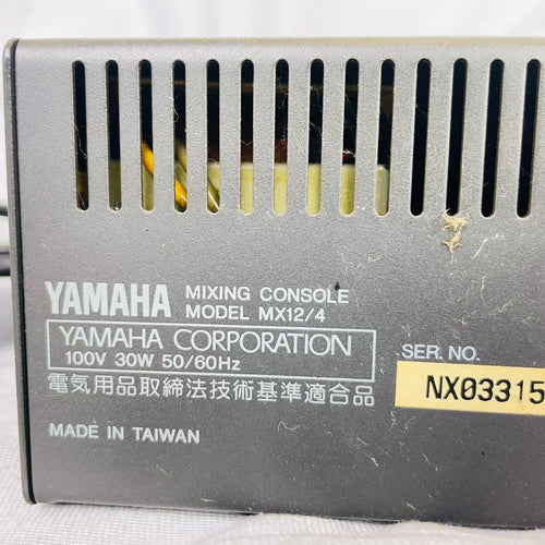 Analog Mixers Yamaha Mx12/4